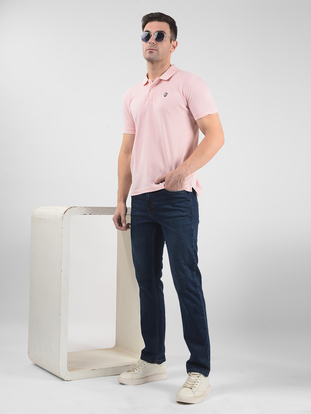 Numero Uno Men Solid Dark Blue Jeans